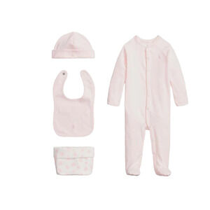 NWT Ralph Lauren Baby 4 Piece Gift Set Pink Size 6-9M